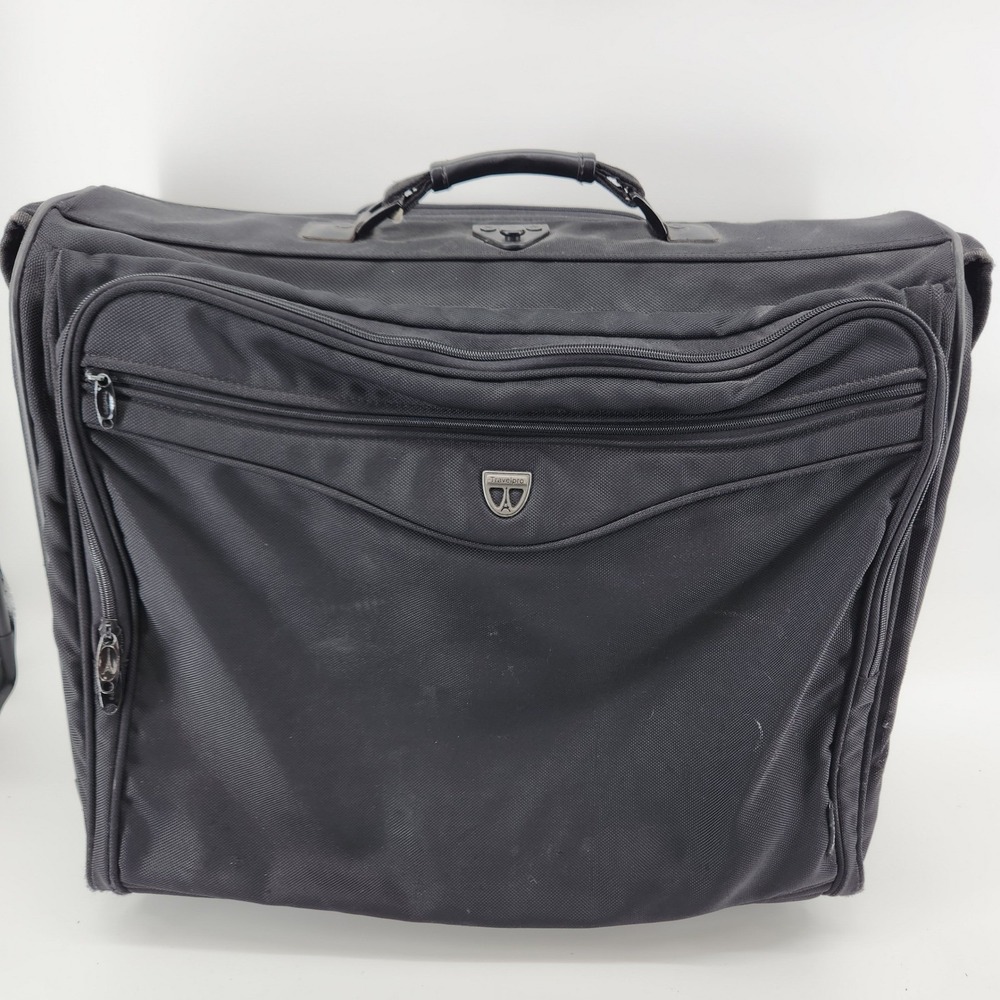 Travelpro Rolling Garment Bag Carry On Business Travel Case Black